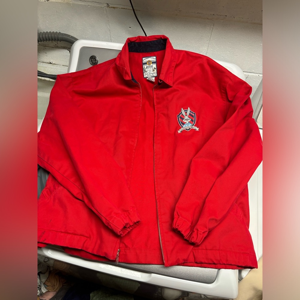 Vintage looney toon red jacket - size M